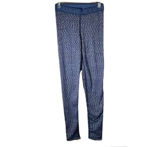 American Eagle Blue Soft Leggings - Picture 1 of 7